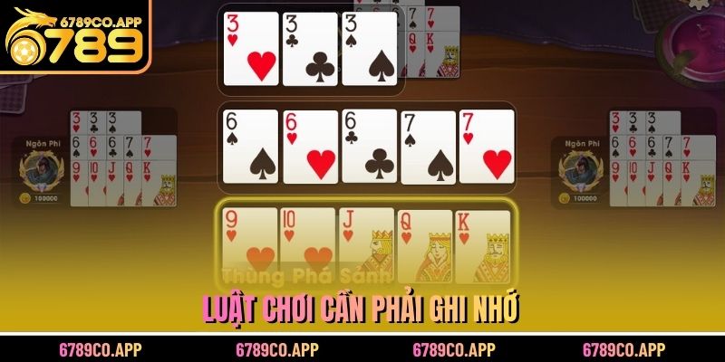 Luật chơi cần phải ghi nhớ