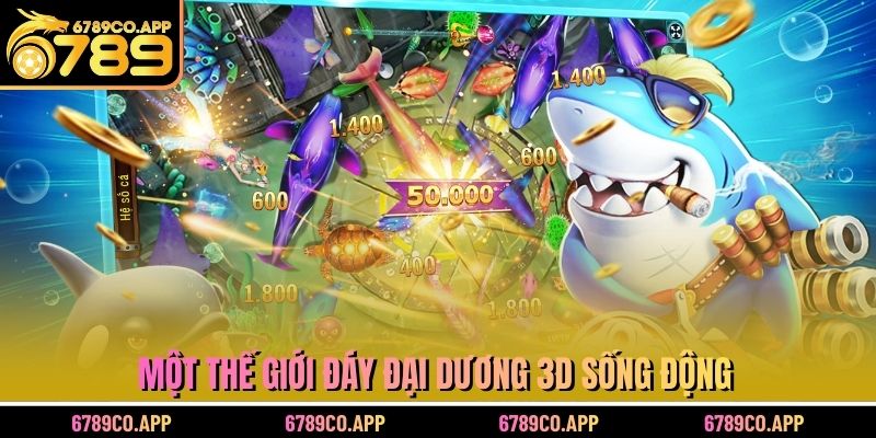 Một thế giới đáy đại dương 3D sống động