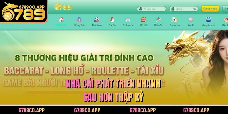 Nhà cái phát triển nhanh sau hơn thập kỷ